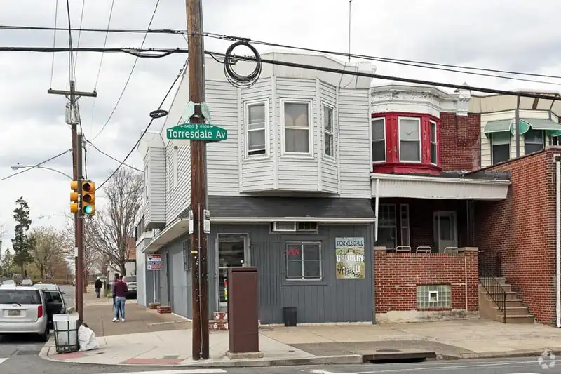 torresdale street and houses